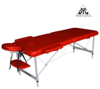 Массажный стол DFC Nirvana Elegant Optima, красный (red)