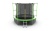 Батут EVO JUMP с внутренней сеткой и лестницей, диаметр 10ft (зеленый) + нижняя сеть